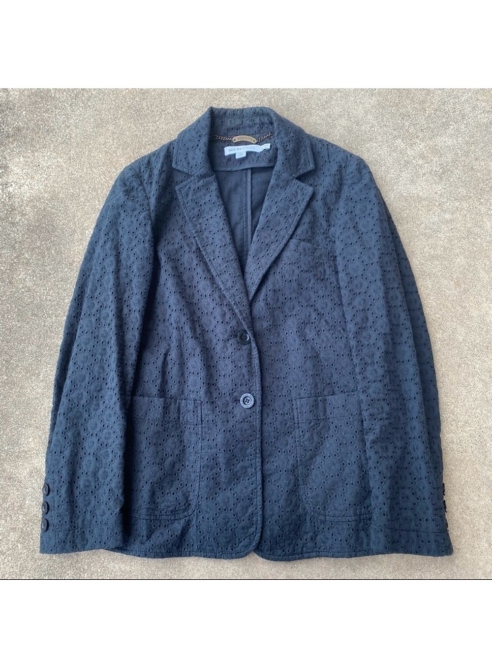 See By Chloe Eyelet Blazer